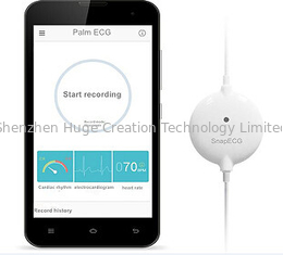 Cina 24 jam memantau mesin bluetooth EKG Mini snapecg dengan kontrol ponsel pemasok