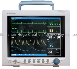 Cina Layar Sentuh 12.1 inci TFT LCD Cardiac monitor CMS7000 Ditambah dengan 6 parameter untuk ICU pemasok