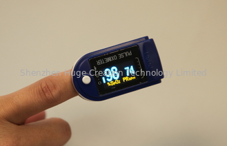 Cina Bluetooth ujung jari Pulse oksimeter, Dual-warna OLED Tampilan pemasok