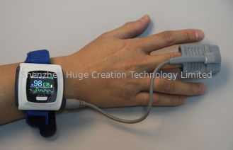 Cina Warna OLED Rechargeable Wrist Pulse Oximeter Untuk Bayi, Bayi pemasok