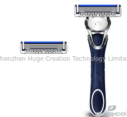 Cina SVA1000 Blue Color multi blade razor , shaving safety razor with Two Cartridges pemasok