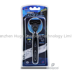 Cina 6 Blades Performance mens safety razor With Powered Handle / shaving Razor SXB3000 CE pemasok