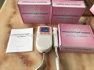 Cina Pocket Prenatal Heart memantau Doppler Fetal BABY Heartbeat pink 2.0 MHz pemasok