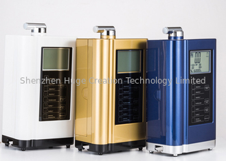 Cina 7 Pelat Air Alkaline Ionizer 4.5 To 10.0 Ph Value 3,8 Inch Colorful Lcd Screen pemasok