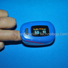 Cina Biru Handheld ujung jari Pulse oksimeter / Bayi Oximeters Pulse Depan pemasok