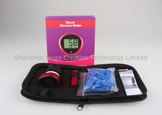 Cina Tes Cepat Glukosa Darah Uji Meter Diabetes Glukosa Monitor dengan lancet pemasok