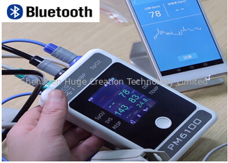 Cina PM6100 handheld bluetooth portabel 7 inci multiparameter monitor pasien pemasok