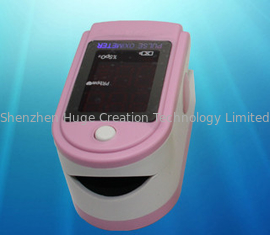 Cina Oksigen Saturation ujung jari Pulse oksimeter pink Untuk Pediatric / Anak pemasok