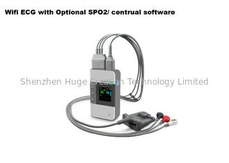 Cina EDAN iT20 Wi-Fi berbasis pemancar telemetri fungsi pemantauan EKG dan oksimetri pulsa opsional pemasok