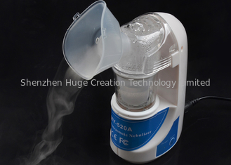 Cina Dua Airflow Control Medical Handheld Mini Ultrasonic Nebulizer untuk Anak Dewasa dengan Dua Masker pemasok