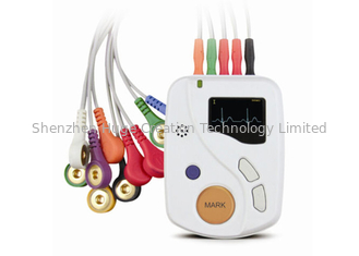 Cina TLC6000 Sistem EKG Dinamis 12 Sistem ECG Holter Timbal 48 Jam Perekam dengan Perangkat Lunak Analisis pemasok