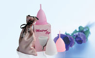 Cina 20Ml Reusable Silicone Soft Menstrual Period Cup S -1801 Pink / Putih / Ungu pabrik