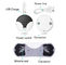 Bluetooth 4.0 Mini Therapy Massager / Full Body Muscle Massager Black White pemasok