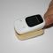 Pribadi ujung jari Pulse oksimeter Tester Hand Held Dengan Visual Alarm Fungsi pemasok