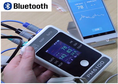 Cina PM6100 handheld bluetooth portabel 7 inci multiparameter monitor pasien Distributor