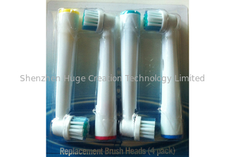 Cina Penggantian Ultrasonic sikat gigi Kepala Untuk Oral B, 4 PCS Set pemasok