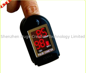 Cina Black Mini ujung jari Oximeters Pulse untuk Oxygen Bar CE pemasok