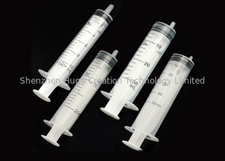 Cina Plastic Disposable Syringe Injector tanpa Jarum 3ml, 5ml, 10ml, 60ml, 80ml, 100ml volume optional pemasok