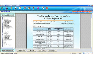 Spanyol Versi Quantum Bio-Electric Analyzer 38 Laporan pemasok